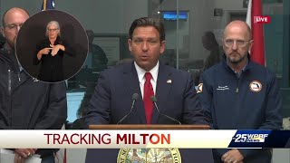 Gov DeSantis Press Conference ahead of Hurricane Milton [upl. by Aelsel]