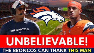 The Denver Broncos Are SHOCKING The NFL Because Of One Man… [upl. by Hagep]