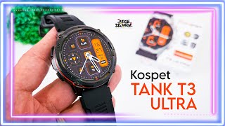 O smartwatch mais resistente do mundo KOSPET TANK T3 ULTRA [upl. by Llertnor65]