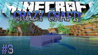 quotKILLER WHALEquot  Minecraft Crazy Craft Crystal Dimension SEASON 2  3 [upl. by Munford]