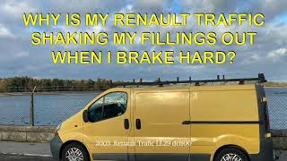 Renault Trafic Brakes Pulsing Vibrating Diagnose amp Fix 2003 19 dci Brake disc amp Pad Replacement [upl. by Aekin]