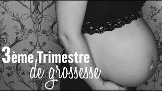 Mon 3ème trimestre de grossesse Test glucose VME Congé prénatale [upl. by Enilehcim43]