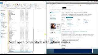 How to update windows with Powershell module [upl. by Enelear38]