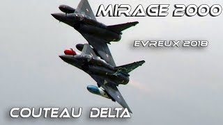 4Kᵁᴴᴰ 4K UHD Couteau Delta Mirage 2000 Evreux 2018 [upl. by Fidole]