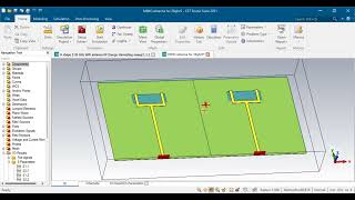 Millimeterwave radar systems operating at 28 GHz MIMO antenna for 5G CST [upl. by Nyleda]