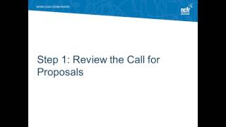 Introduction and Step 1 Review the Call for Proposals [upl. by Leiahtan]