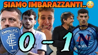 EMPOLI  NAPOLI 01 PARTITA IMBARAZZANTE MA 3 PUNTI DORO🧱 [upl. by Canale]