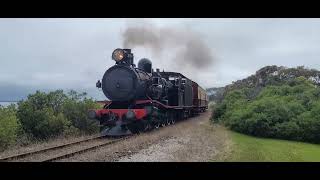 Steam Train  Queenscliff Victoria Australia  28122023 [upl. by Apps]