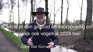 Een gezond en voorspoedig en hopelijk vogelrijk 2024 gewenst [upl. by Aeila]