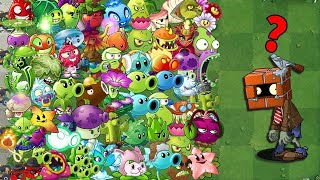 All Plants Vs 99 Brickhead Zombie  Who Will WIn  PvZ 2 Plant vs Plant [upl. by Roosevelt628]