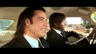 Quarter Pounder with cheese in Pulp Fiction scene [upl. by Hgielac222]