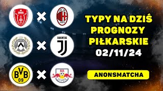 Najlepsze prognozy piłkarskie i typy bukmacherskie na dziś Monza  Milan Udinese  Juventus [upl. by Velasco]