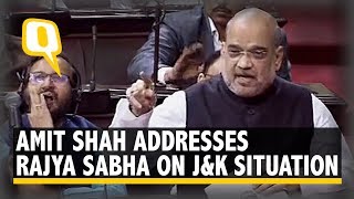 Amit Shah Proposes Abrogation of Article 370 Article 35A in Rajya Sabha [upl. by Enileuqcaj294]