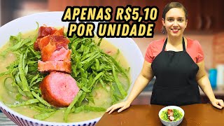 CALDO VERDE PARA VENDER  FEITO COM BATATA SEM LIQUIDIFICADOR [upl. by Alethea639]