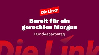 Hallescher Parteitag der Partei Die Linke  Samstag Teil 2 [upl. by Naenej]