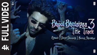 Bhool Bhulaiyaa 3 Title Track Full Video Kartik APitbullDiljitNeerajTanishkPritam  Bhushan K [upl. by Bennink]