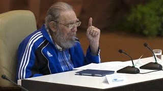 Ailing Fidel Castro Gives Rare Speech [upl. by Altaf843]