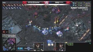 스타리그 Sasha Hostyn vs 전태양 챌린지 32강 4세트 EsportsTV [upl. by Kristoforo452]