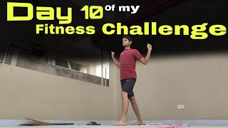 Fitness Challenge Day 10  Vlog  Fitness Vlog  vlog [upl. by Vierno]