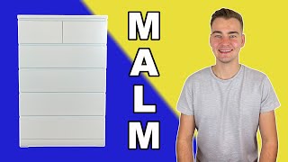 Easy to Follow MALM 6 Drawer Chest IKEA Tutorial [upl. by Graybill]