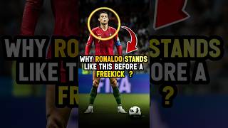 The Secret Behind Ronaldos FreeKick Stance 😲 shorts [upl. by Mloclam478]