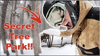 Snowboarding Breckenridges Secret Wood Terrain Park  Season 3 Day 86 [upl. by Butler]