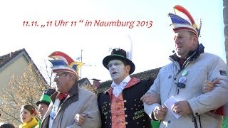 Naumburg 11 11 11 Uhr 11 2013 Beginn der Karnevalszeit von tubehorst1 [upl. by Aimek]