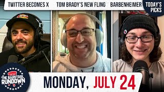 Welcome To X  Barstool Rundown  July 24 2023 [upl. by Airdnaed]