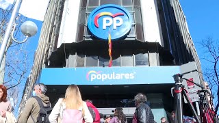 Crisis en el PP Petición de destitución de Egea y desfile de dimisiones [upl. by Annaitat]