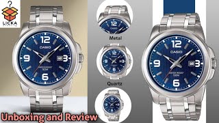 Casio Enticer Mens Analog Watch Unboxing and Review from Flipkart  Budget Premium Watch [upl. by Norma353]