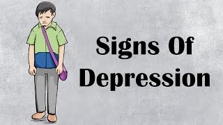 Signs Of Depression  What Are The Initial amp Late Signs Of Depression [upl. by Veronike]