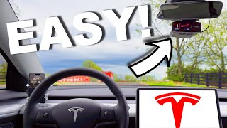 Tesla Model 3Y  How to Hardwire Radar Detector Step by Step [upl. by Aynos]