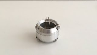 How to make an alcohol stove  Tornado Cask Stove [upl. by Vullo15]