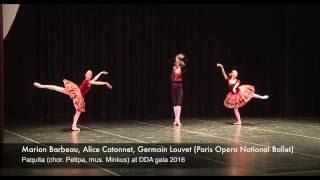 Marion Barbeau Alice Catonnet Germain Louvet  Paquita  Dubai Ballet Grand Gala 2016 [upl. by Mcnutt379]