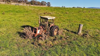 Abandoned Tractor Mole Creek Tasmania [upl. by Yrocaj182]