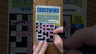 Oklahoma Lottery crossword scratch off ticket win scratchers fun scrstchoffticket ￼￼ [upl. by Nawuj495]