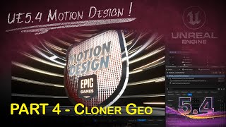 Creating a Custom Cloner Mesh for Unreal 54 for Motion Design [upl. by Eardnoed]