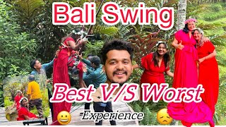 Bali Swing Best VS Worst Experience😅🥲 balibaliswingindonesia [upl. by Magavern]