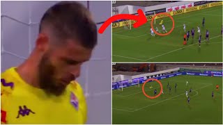 David de Gea concedes two goals in 12 minutes on his Fiorentina debut vs Puskas Akademia [upl. by Inej]