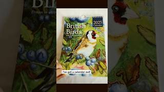 I’ve got a new calendar out 2025 British birds illustrated in watercolour pencil birds artist [upl. by Maxama648]