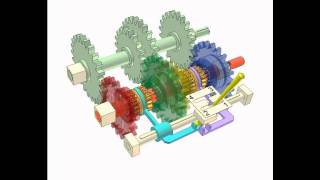 Shifting gear mechanism 6d [upl. by Boehmer]