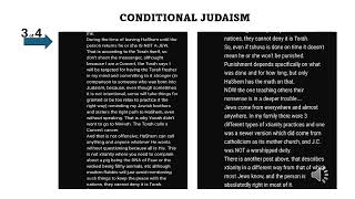 Conditional Judaism with Audio [upl. by Akemyt]