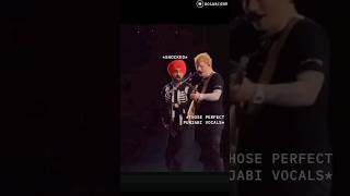 Diljit Dosanjh shocked hearing Ed Sheeran sing in punjabi 🤭 diljitdosanjh edsheeran [upl. by Rednirah]