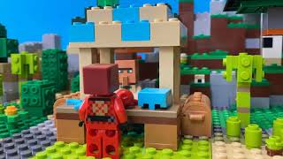 LEGO MINECRAFT Illager Raid  Episode 1 Stop Motion [upl. by Colet]