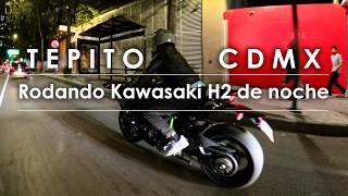 Recorrido por CDMX y sus BARRIOS más famosos en Kawasaki H2 [upl. by Janerich]