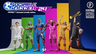 Sociable Soccer 24  GAMEPLAY [upl. by Veronique]