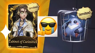 Identity V  I WON I think Mercenary Essence Opening Cabinet of Curiosities amp NEW IDV Pet Bongo [upl. by Kirshbaum]