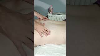 VERY RELAXING BACKNECK AND HIP MASSAGE THERAPY satisfying relaxing asmr shorts massage [upl. by Lissner836]