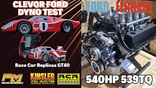 540HP Kinsler Stack Injected 427ci Clevor Dyno Test for FORD V FERRARI Movie RCR GT40 at Prestige [upl. by Briggs480]