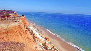 Praia da Falésia Açoteias Albufeira no Algarve [upl. by Alimaj]